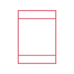 Objects Wall Mirrors Magis Vitrail Mirror Rectangle Stencil Svg Design File, Free Vectors File